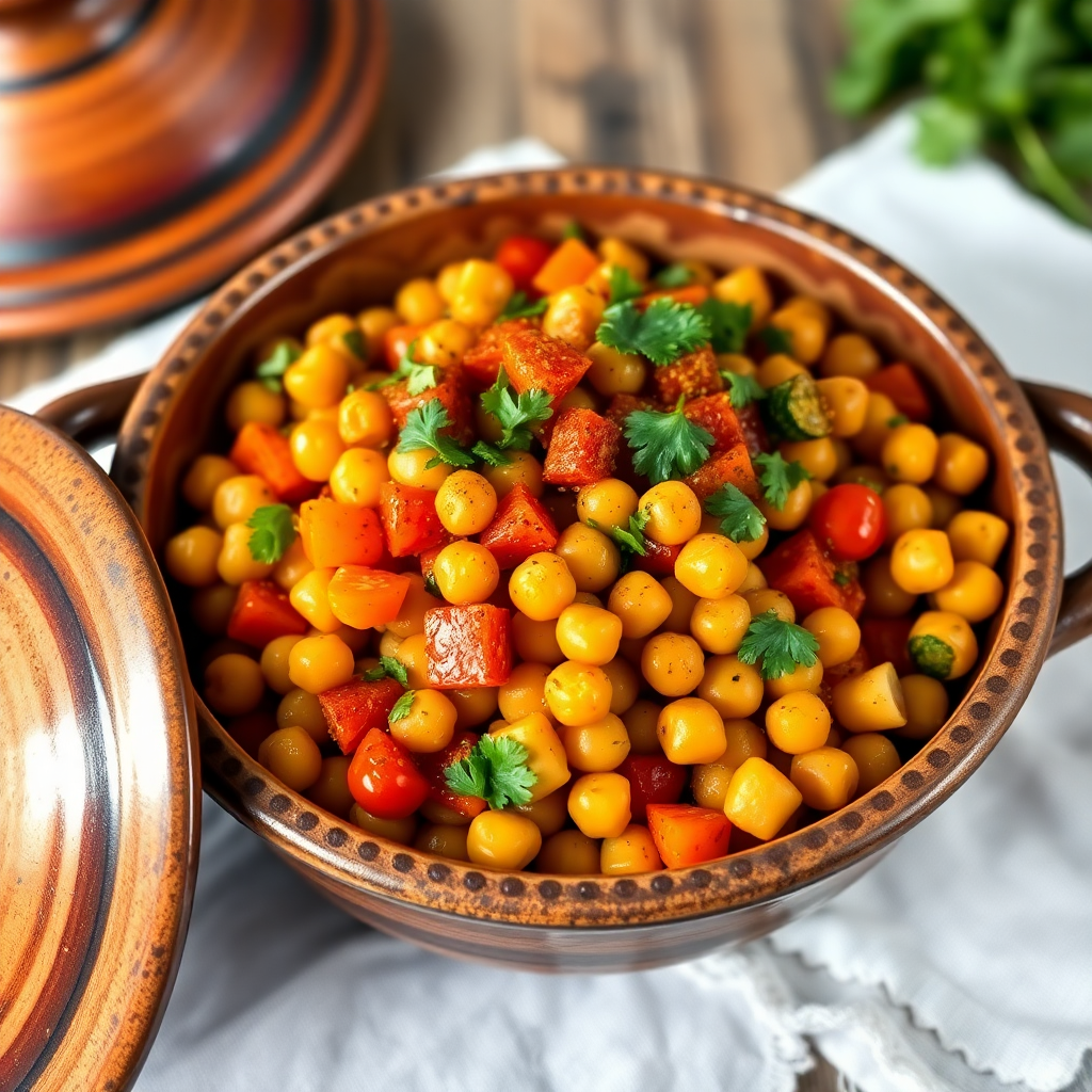 Moroccan Spiced Chickpea Tagine