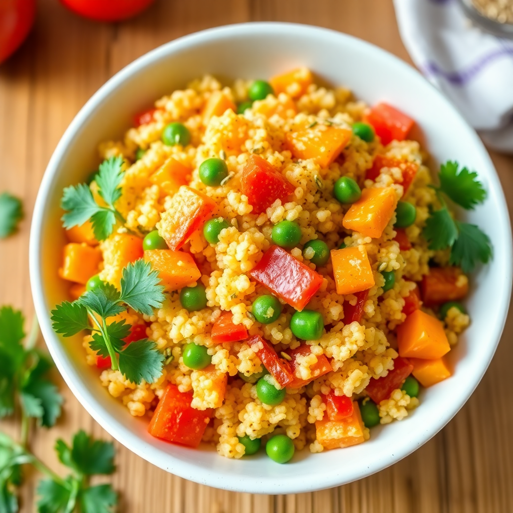 Quinoa Upma with Vegetables