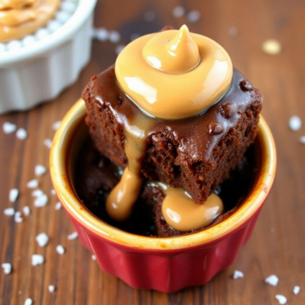 Microwave Peanut Butter Brownie