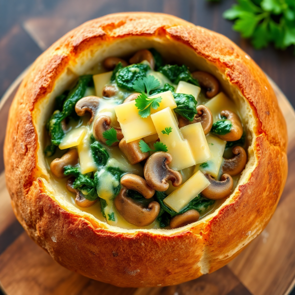 Savory Bread Bowl Delight