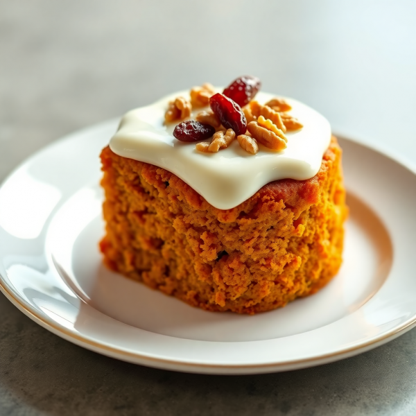 Single-Serve Moist and Flavorful Carrot Cake
