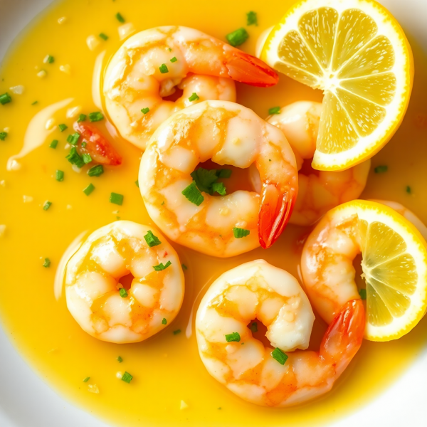 Garlic Butter Shrimp with Lemon Zest