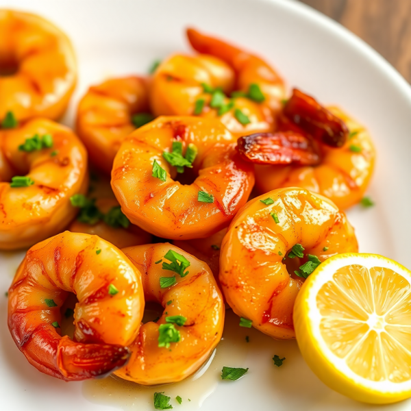 Garlic Butter Shrimp with Lemon Zest