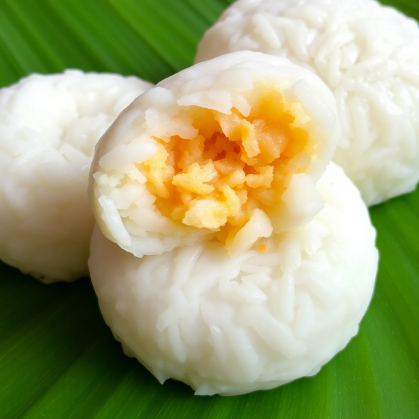 Bengali Coconut Rice Cake (Narkel Puli)