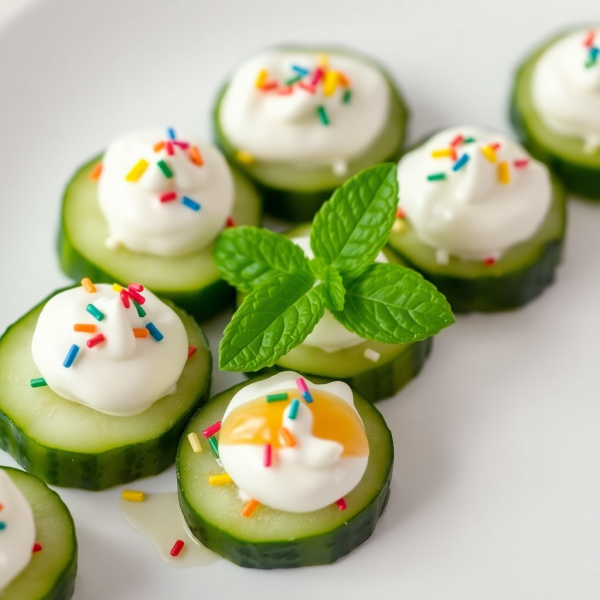 Sweet Cucumber and Cream Cheese Delight