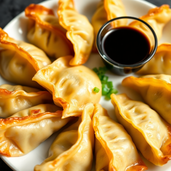 Crab and Pork Gyoza