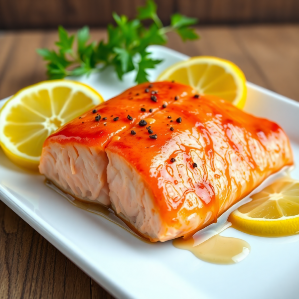 Honey Garlic Glazed Salmon