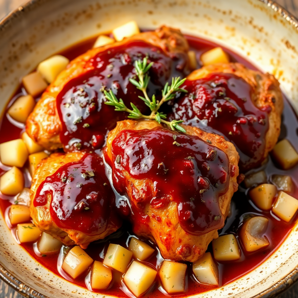Wine-Braised Chicken Thighs