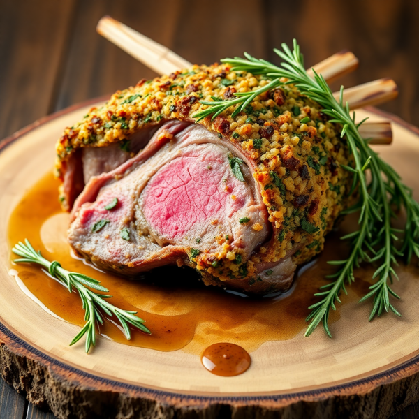 Herb-Crusted Rack of Lamb
