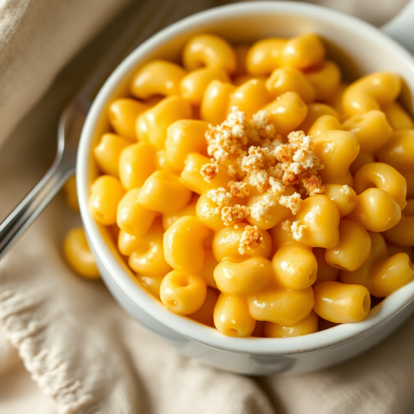 Creamy Macaroni and Cheese for One