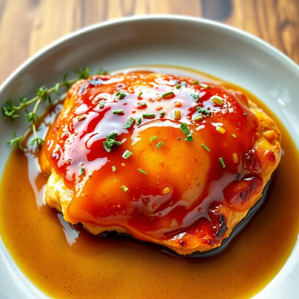 Sweet Jam Glazed Chicken