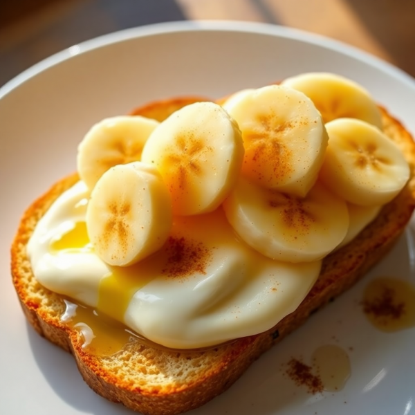 Banana Curd Toast Delight