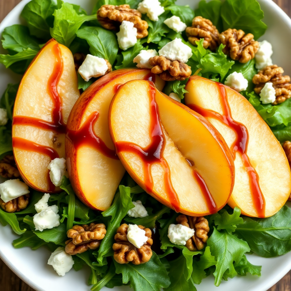 Savory Pear and Goat Cheese Salad
