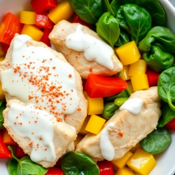 Creamy Yogurt Chicken Bowl