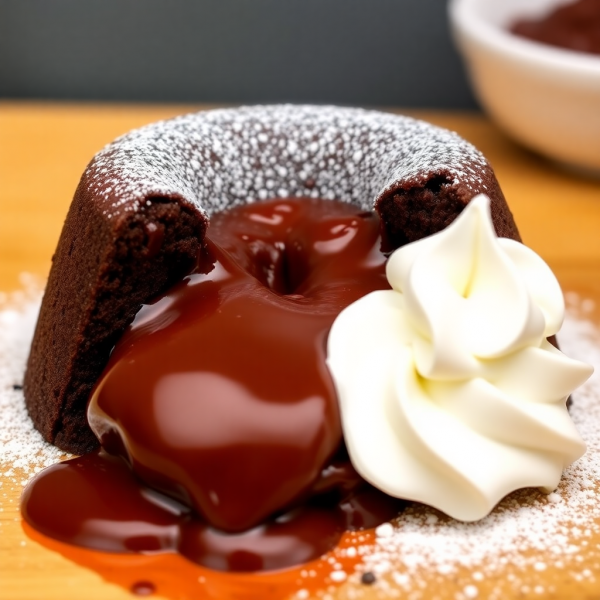 Microwave Chocolate Lava Cake