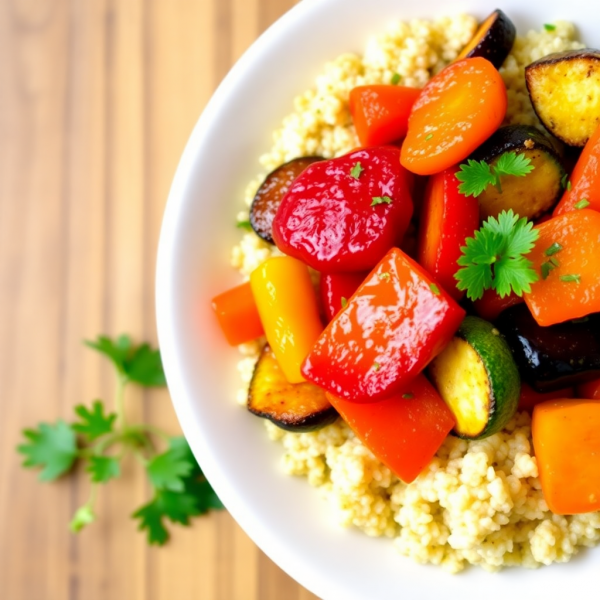 Quinoa and Roasted Vegetable Bowl