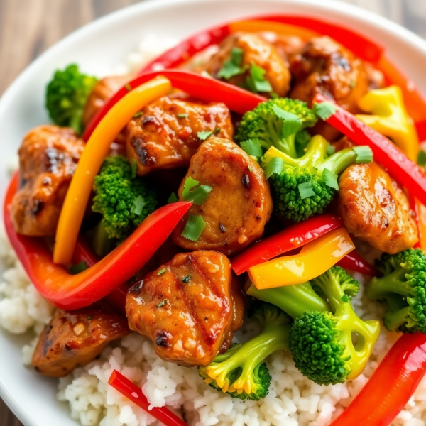 Jamaican Jerk Chicken Stir-Fry