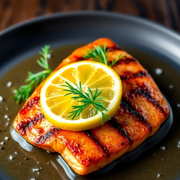 Lemon Herb Grilled Salmon