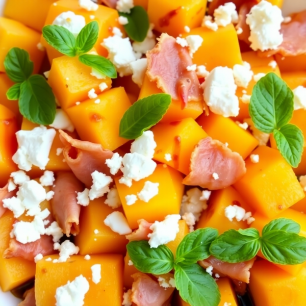 Cantaloupe and Prosciutto Salad