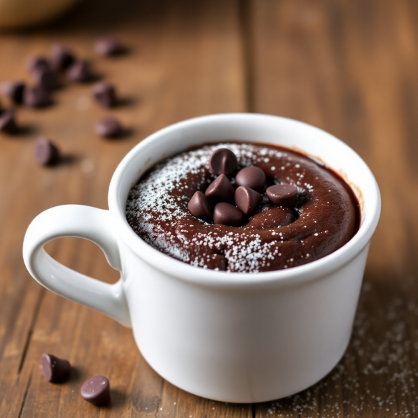 Simple Cacao Mug Cake