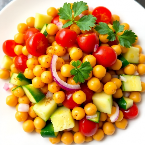 Spicy Chickpea Salad