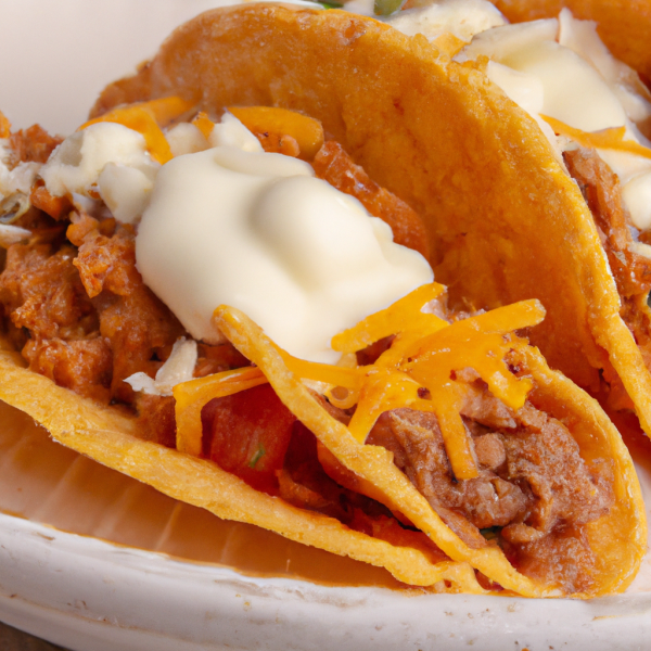 Cheesy Beef Tacos