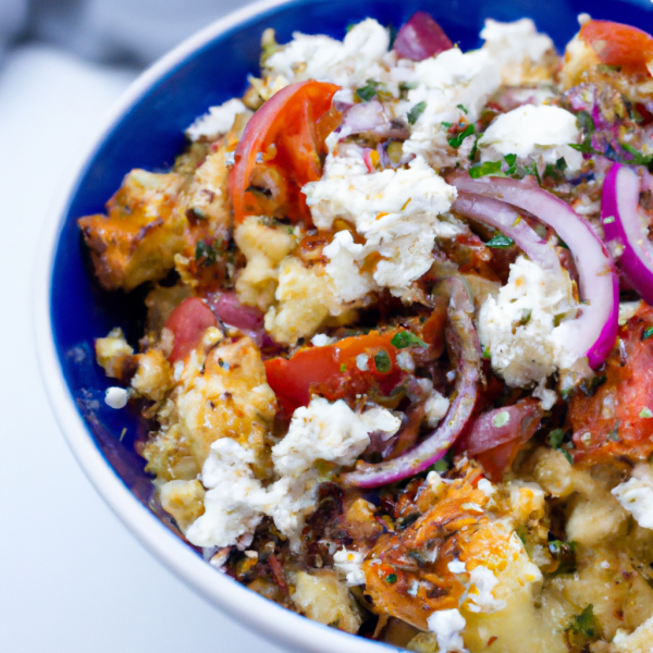 Greek Roasted Cauliflower Bowl