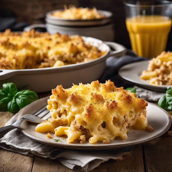 Cheesy Tuna Pasta Bake