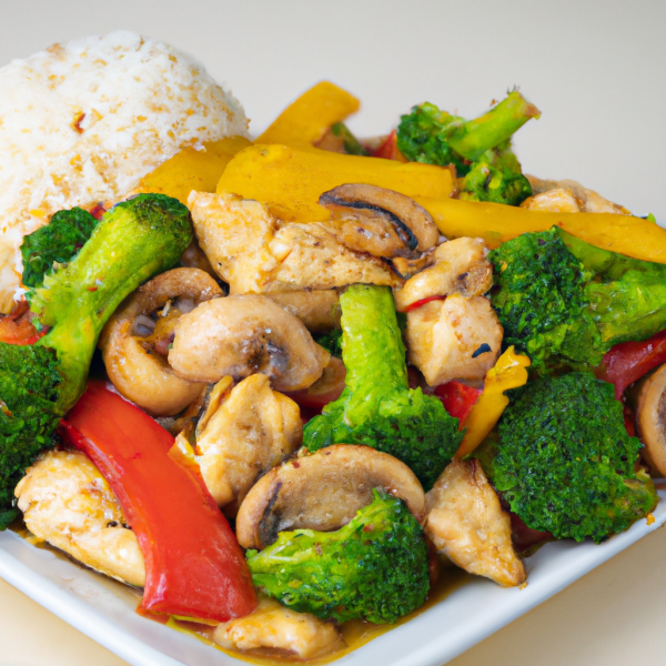 Chicken and Mushroom Stir Fry