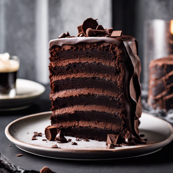 Concrete Chocolate Cake